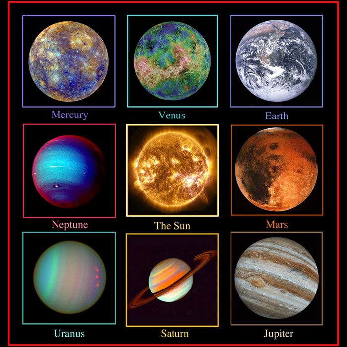 Solar system pendant